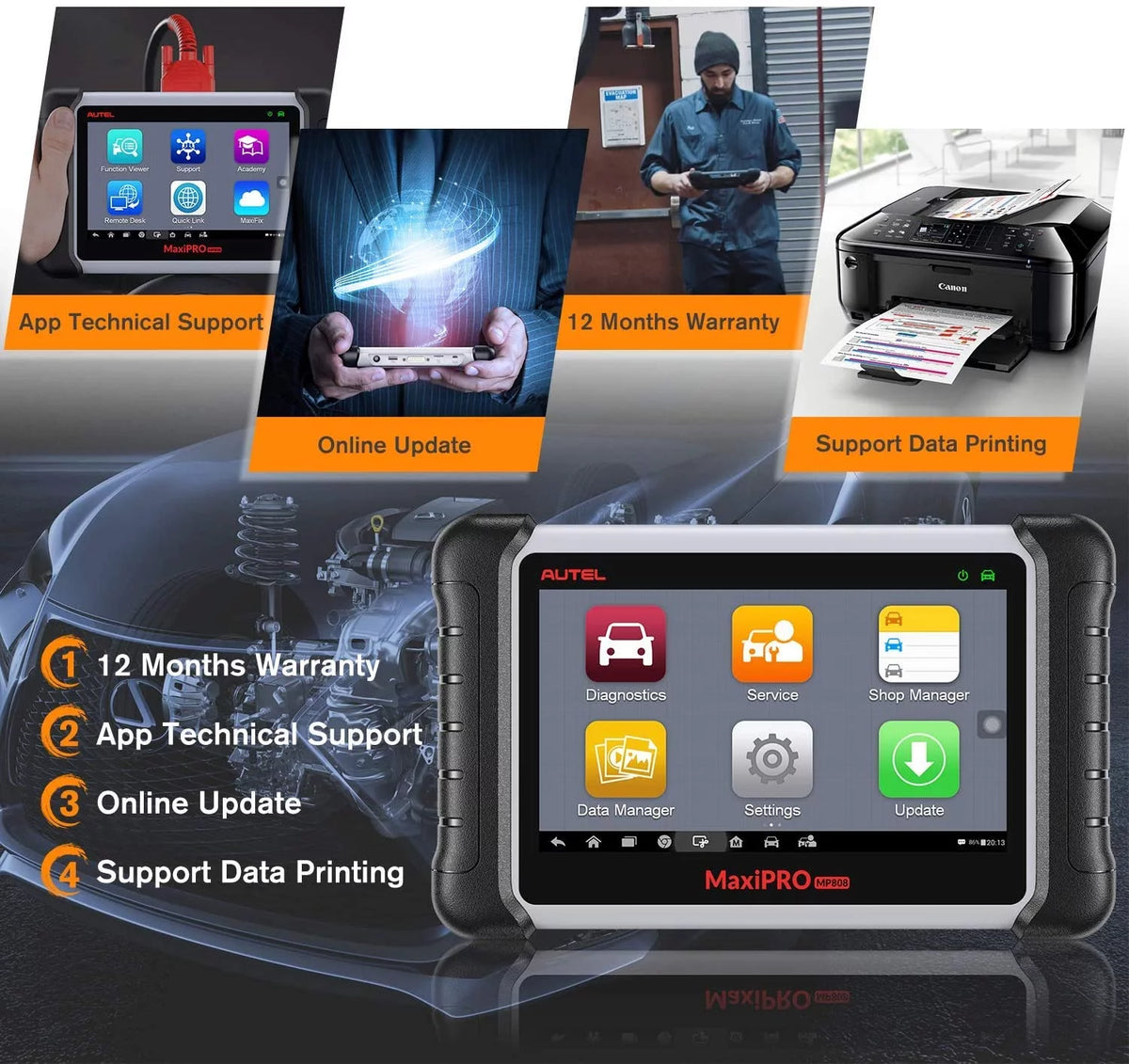 Automotive Diagnostic Scan Tool with Bi-Directional Control N68503