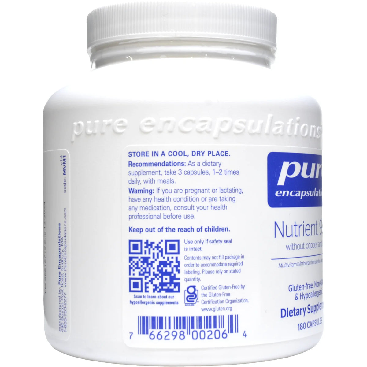 Nutrient 950 without Copper & Iron I602190