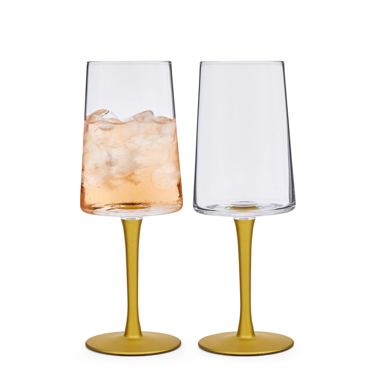 Gold Stem Wine Glass, Set of 2 R1426