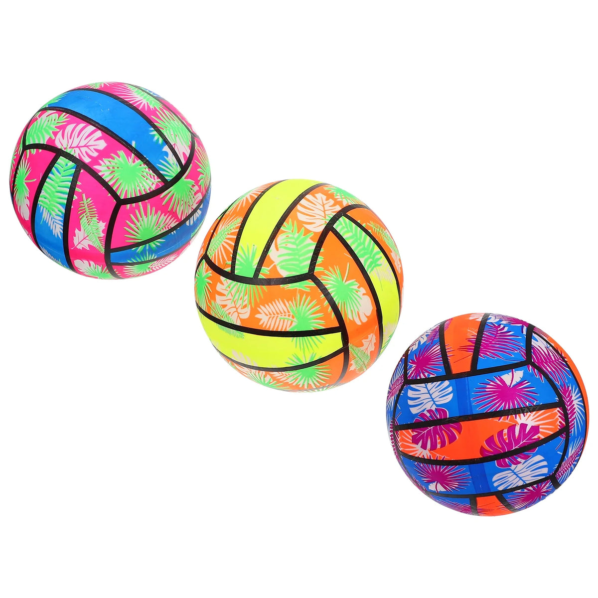 Rainbow Inflatable Volleyball Kids Vinyl Sports Toy Ball D113