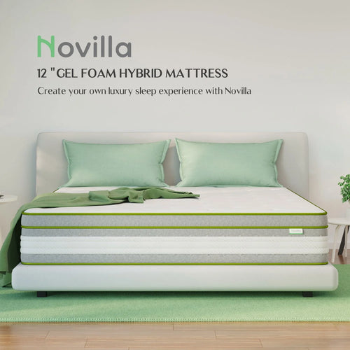 12 Gel Memory Foam Hybrid Mattress, Full Size A6580