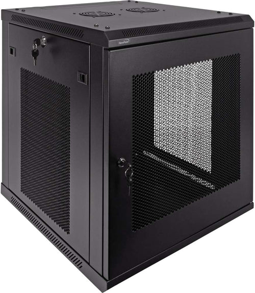 12U Wallmount Cabinet Enclosure 19-Inch Server Network Rack Black P209589