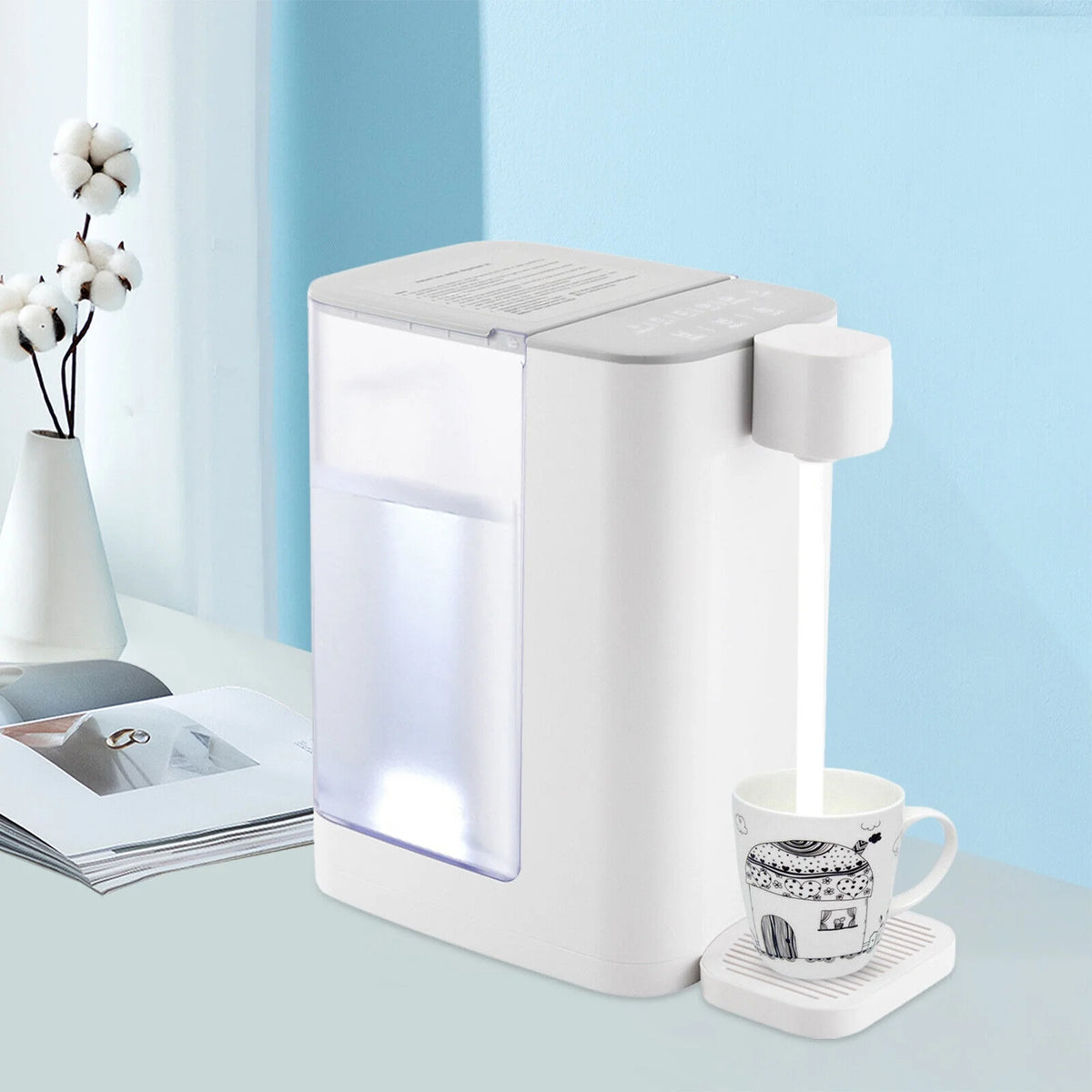 2000W 3L Electric Instant Hot Water Dispenser With Temperature Control D690