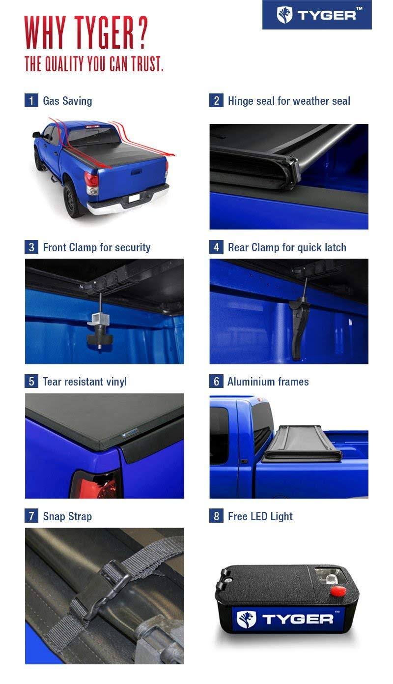Tri-Fold Truck Bed Tonneau Cover C4775