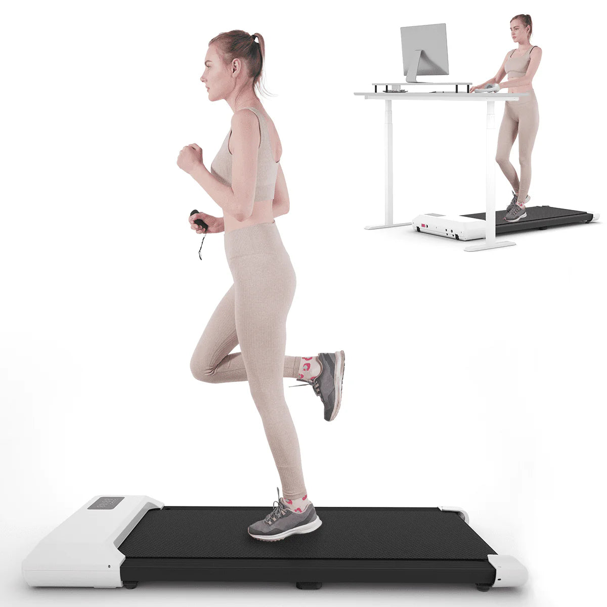 Walking Pad Treadmill 2.5Hp with Remote Control N800152