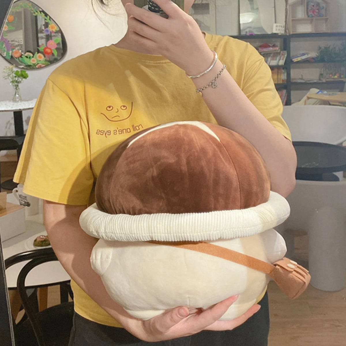 13.8 inch Plush Stuffed Mushroom Pillow F97952