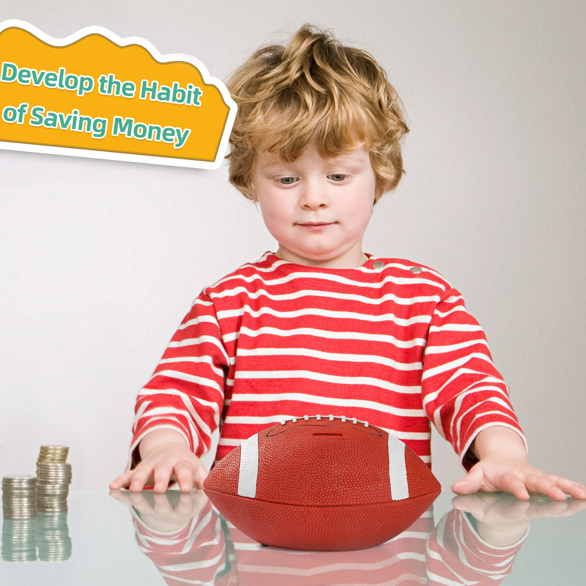 Football Piggy Bank J643787