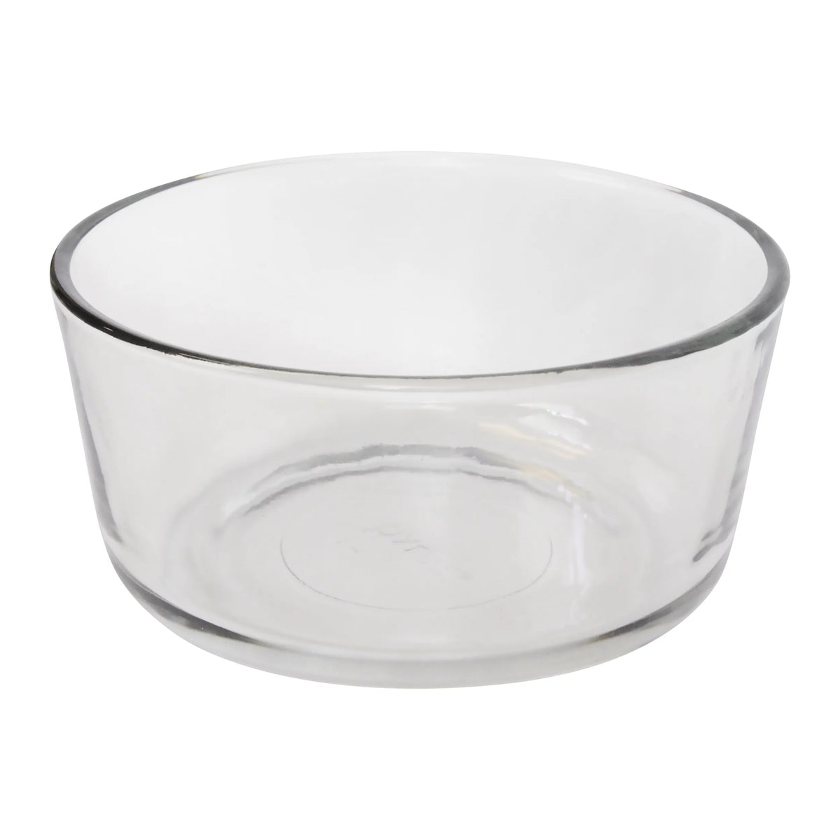 4-Cup Round Glass Storage Bowl with Purple Lid B164865