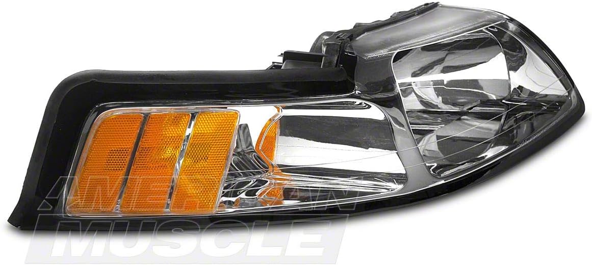 Chrome Housing Clear Lens Headlights P5355