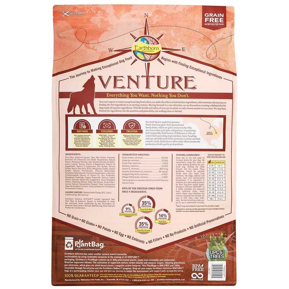 Grain Free Pork Meal & Butternut Squash Dry Dog Food X62394
