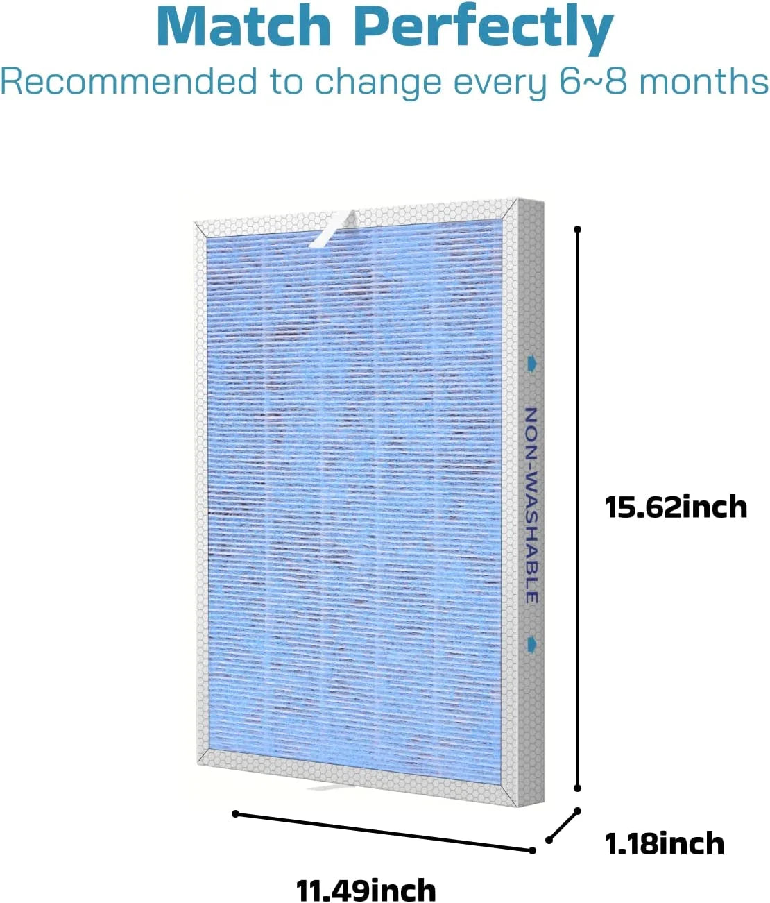 True HEPA Filter Replacement 2 Pack T81456