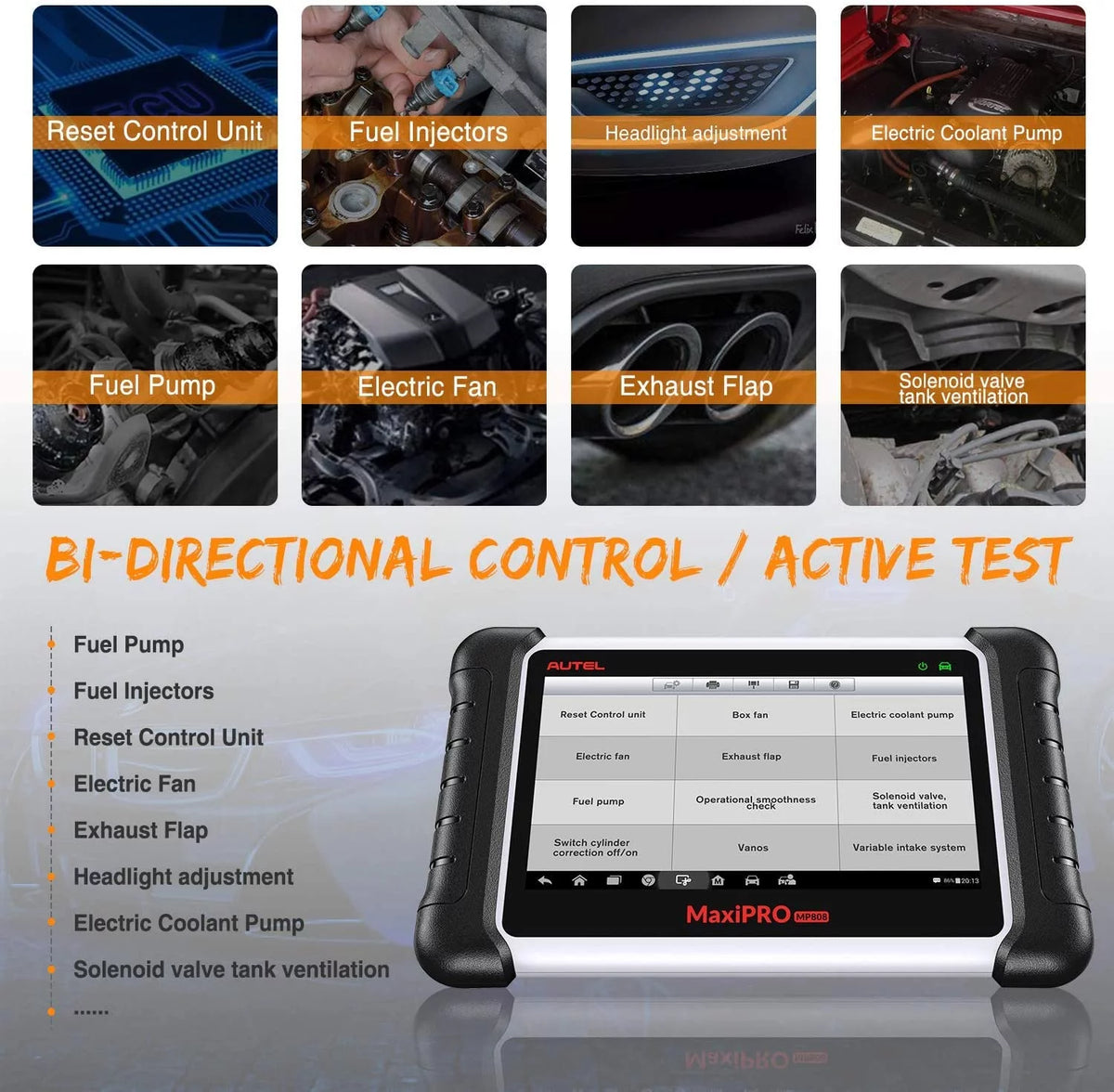 Automotive Diagnostic Scan Tool with Bi-Directional Control N68503