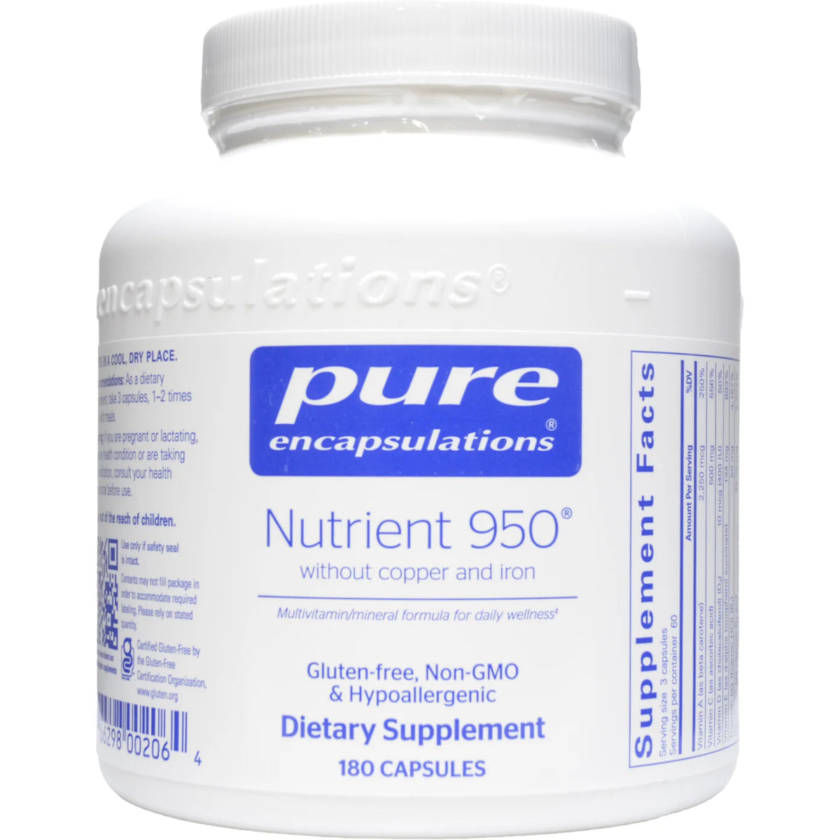 Nutrient 950 without Copper & Iron I602190
