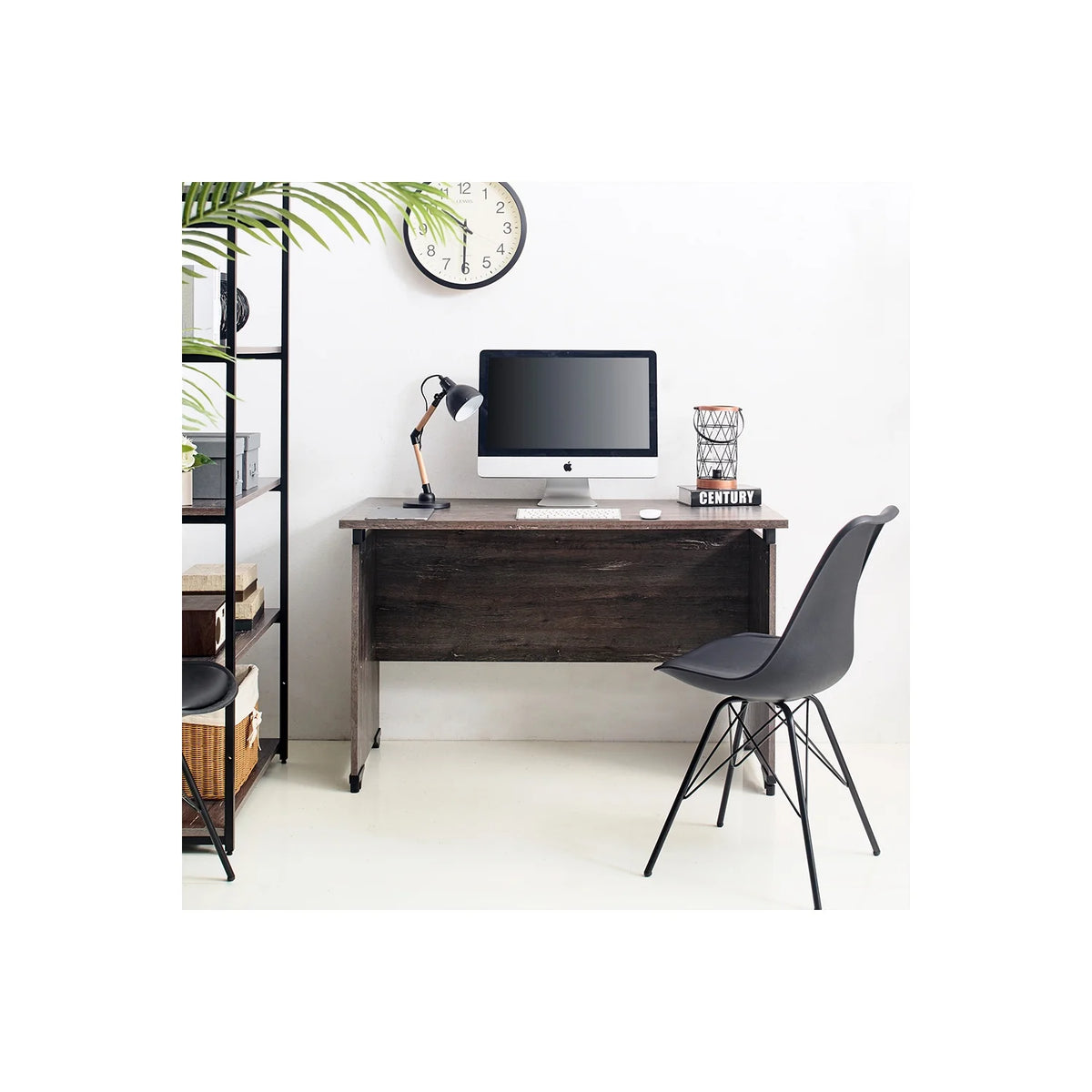 Rustic Gray Composite Wood Writing Desk F950