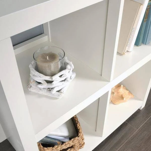 Soft White 4-Cube Bookcase E464044