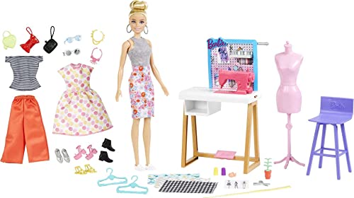 Blonde Doll & 25+ Accessories Studio Playset Q797